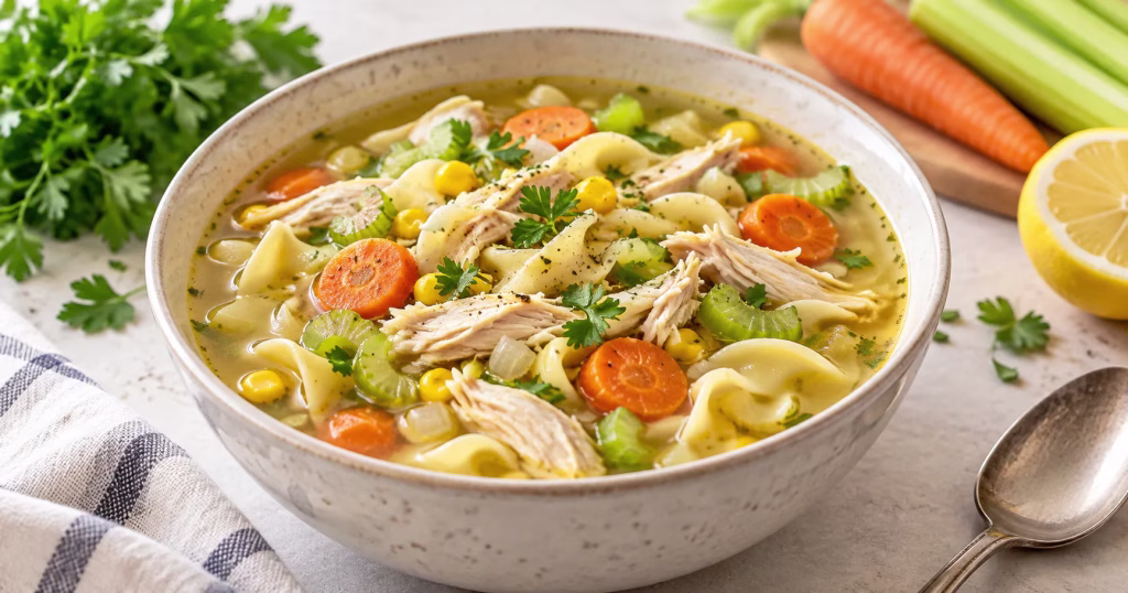 homemade Chicken Noodle Soup recipe